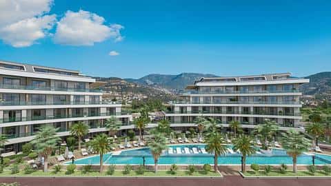 Appartements à vendre à Alanya Oba : 1-4 chambres, près de la ville et de la plage — 5/33