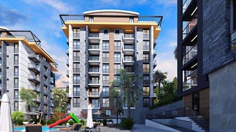Eleganckie apartamenty w atrakcyjnej dzielnicy Serik — 10/51