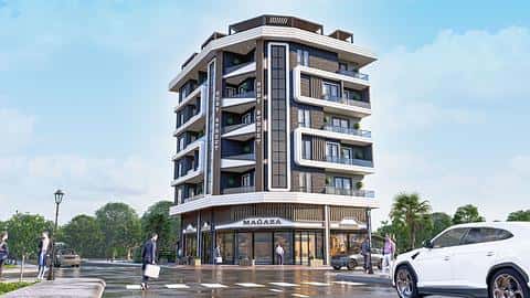 Appartement avec 2 chambres et 1 chambre à vendre à Mahmutlar, Alanya, près de la mer — 8/48