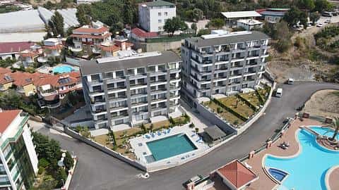 Appartements à vendre à Alanya Kargicak avec piscines, vue sur la mer et 1-3 chambres — 2/25