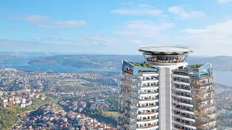 Appartements à Istanbul à Sariyer avec citoyenneté et proximité du centre-ville — 2/20