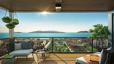 Appartements à Kartal, Istanbul avec 3, 4, 5 chambres et permis de séjour à vendre — 10/14