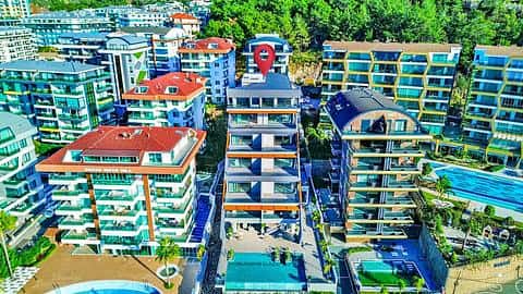 Appartements à vendre à Alanya Kargıcak, en bord de mer, avec une vue magnifique sur la mer: options 2+1, 3+1 et 4+1 — 2/51