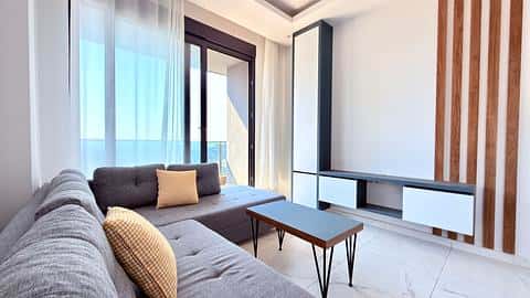Résidence 1+1 Vue Sur Mer à Vendre à Kargicak Alanya — 9/34
