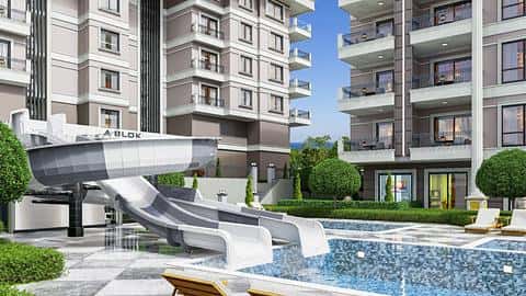 Appartements avec Vue sur Mer à Vendre à Kargicak, Alanya : 1 à 4 Chambres Disponibles — 9/12