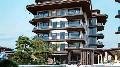 Appartements Modernes de 1-4 Chambres à Vendre à Kestel, Alanya — 3/33