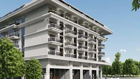 Opportunité d'investissement : appartements de 1 ou 2 chambres à vendre à Kargicak, Alanya avec piscines — 2/21