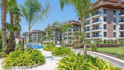 Appartements à Alanya Oba avec accès à la piscine et 1, 2, 4 chambres à vendre — 6/35