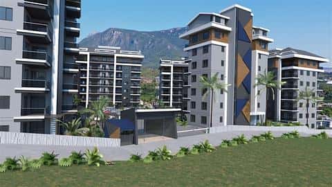 Appartement avec Vue sur la Ville et la Nature à Vendre : 1-4 Chambres à Alanya — 5/28