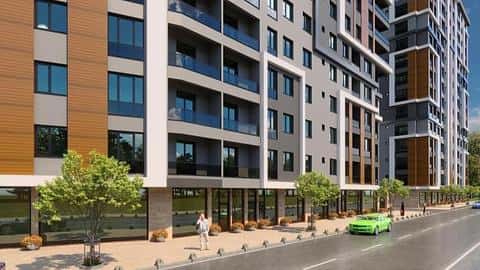 Appartements à Kucukcekmece à vendre : Citoyenneté, 1-3 chambres, près de la plage — 3/5