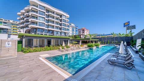 Appartement 2+1 de Luxe en Bord de Mer à Vendre à Kargicak Alanya — 5/28