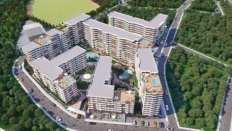 Achetez des appartements spacieux à Pendik, Istanbul, avec vue sur mer et accès à une salle de gym — 9/24