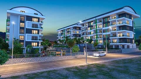 Appartements Kargicak Alanya à vendre, 1 et 2 chambres, près de la mer — 9/15