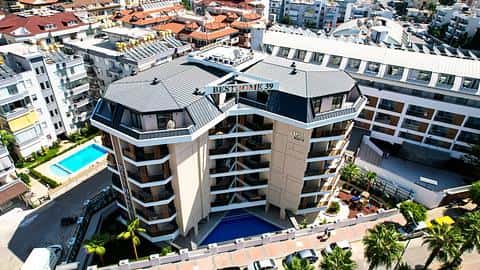 Investir dans un appartement avec piscine et vue sur la mer à Oba, Alanya — 3/48