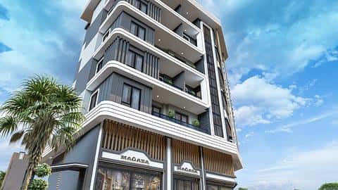 Appartement avec 2 chambres et 1 chambre à vendre à Mahmutlar, Alanya, près de la mer — 7/48
