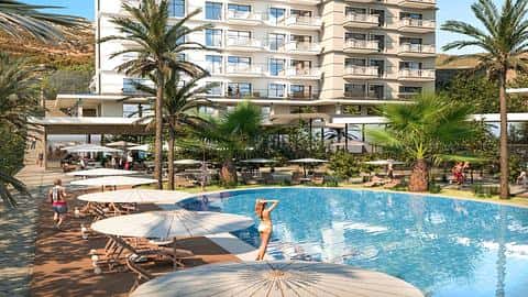 Appartement à vendre à Alanya Mahmutlar : 1-4 chambres, vue sur la piscine et la mer — 3/20