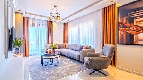 Appartements de Luxe avec Vue Panoramique sur la Mer et le Château à Alanya — 9/31