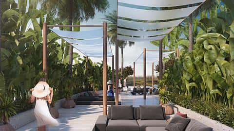 1-Makuuhuoneen Asuminen DAMAC Hills Dubaissa — 8/12