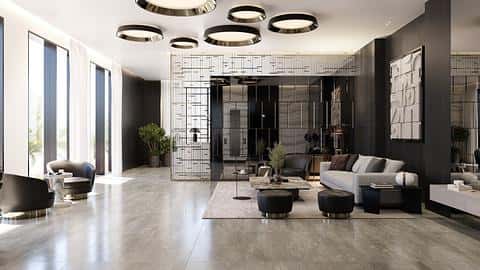Strikingly modern apartment project in Sports City, Dubai — 8/19