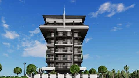 Investir à Alanya Mahmutlar - Appartements avec accès à la piscine et près de la plage — 3/15