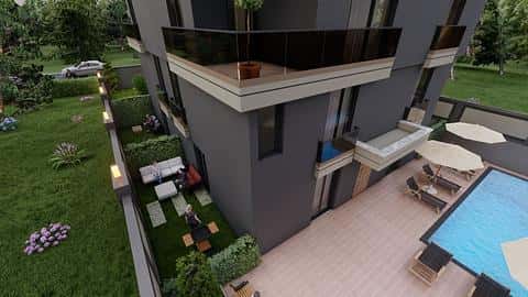 Luxueux appartements de deux chambres dans le quartier animé de Konyaaltı — 6/33