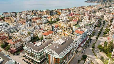 Acheter des appartements à Saray, Alanya : Distances proches de la piscine et de la mer — 2/29