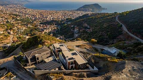 Villa avec vue sur mer et maison intelligente à vendre à Alanya Tepe - 4 chambres — 9/33