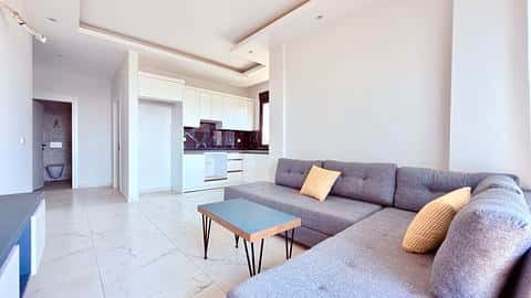 Résidence 1+1 Vue Sur Mer à Vendre à Kargicak Alanya — 10/34