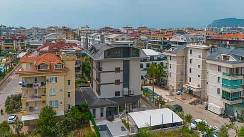 Appartement d'une chambre à Alanya Oba, près du centre-ville, à vendre — 5/10