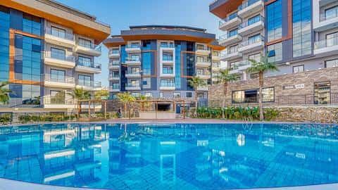 Investir dans des appartements à Alanya Kestel, de 1 à 4 chambres, avec piscine et plage à proximité — 3/19