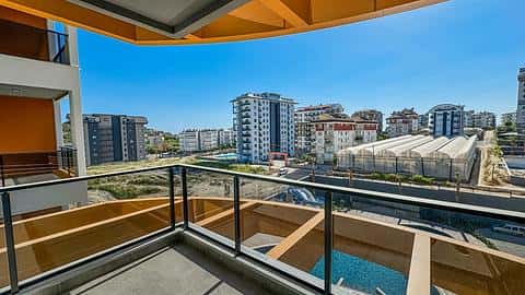 Appartement 1+1 prêt à emménager à vendre à Alanya Avsallar — 10/17