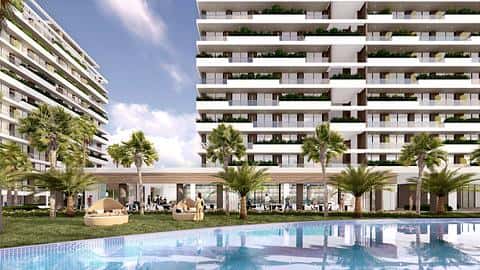 Complex de Long Beach-district in Famagusta, Noord-Cyprus. — 6/31