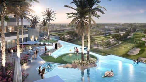 1-Makuuhuoneen Asuminen DAMAC Hills Dubaissa — 6/12