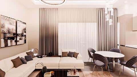 Appartement à vendre à Alanya Mahmutlar : 1-4 chambres, vue sur la piscine et la mer — 9/20