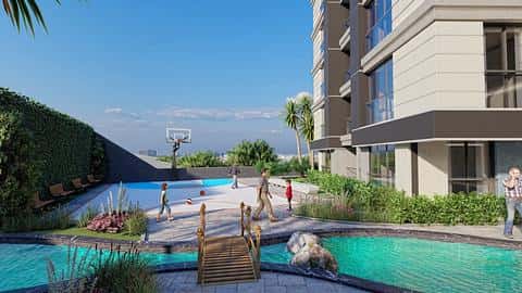 Istanbul Eyupsultan : Appartement 2 chambres à vendre avec vue sur la ville et permis de résidence — 5/15