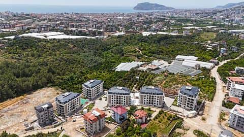 Oba, appartements à Alanya avec piscine à vendre : 3, 5 chambres — 4/23