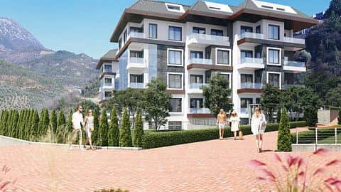 À vendre : appartements de 1 à 3 chambres à Kargicak avec vue sur la mer et citoyenneté — 3/24