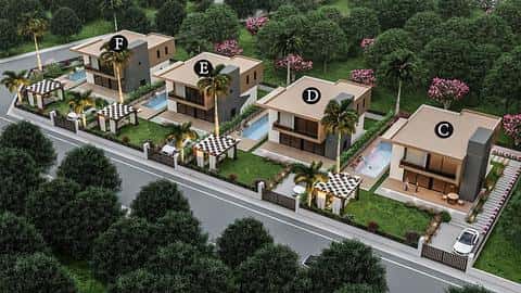 Charmante villa de 4 chambres avec piscine, à 150 m de la plage dans le district d'Erdemli à Mersin — 6/31