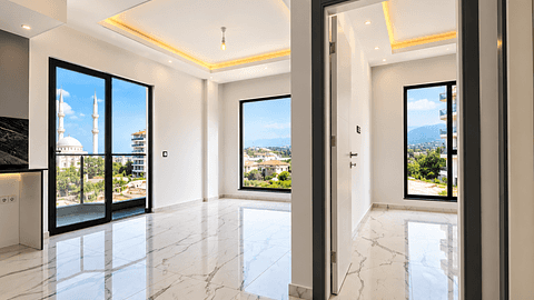 Appartement 1+1 Vue Mer à Vendre à Kestel Alanya — 6/17