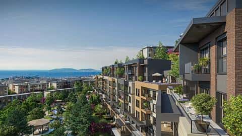 Explore Istanbul : Appartements à Pendik avec vue sur la mer, sécurité, et de 2 à 4 chambres — 9/30