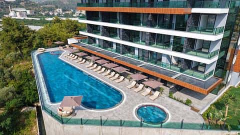 Appartements avec vue sur la mer à vendre à Kestel, Alanya - 3, 2 ou 1 chambre — 2/64