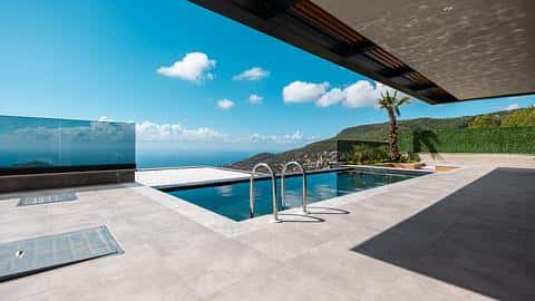 Villa de Luxe à Alanya Tepe avec Piscine Privée et Vue Mer Étonnante à Vendre — 7/26