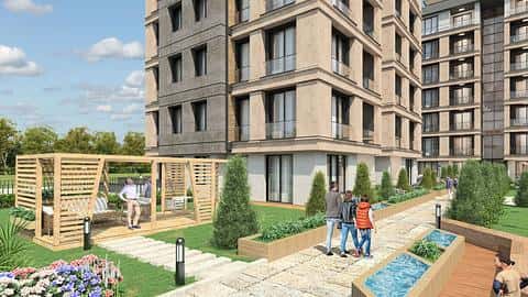 Appartement à Esenyurt avec parking intérieur, 4 chambres disponibles à la vente — 7/10