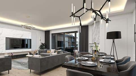 Villa à vendre à Istanbul Eyupsultan : 7 chambres, permis de résidence, piscine privée — 7/18