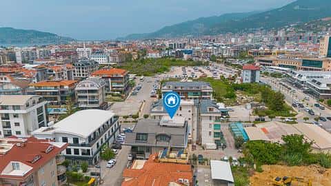 Appartement d'une chambre à Alanya Oba, près du centre-ville, à vendre — 2/10