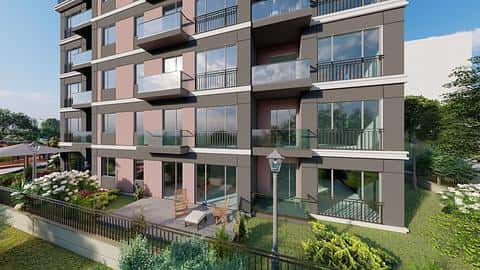 Beaux appartements modernes à vendre à Kagithane, istanbul — 7/8