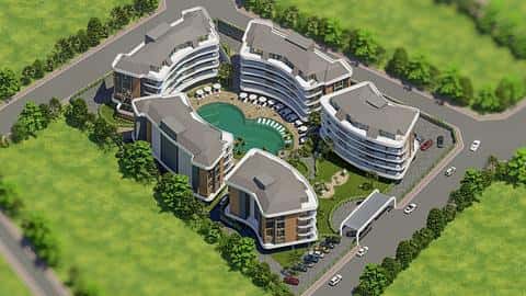 Appartement à Oba, Alanya avec piscine et de 1 à 5 chambres à vendre — 4/26