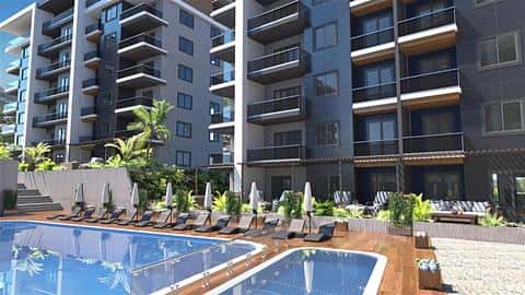 Appartement avec Vue sur la Ville et la Nature à Vendre : 1-4 Chambres à Alanya — 8/28