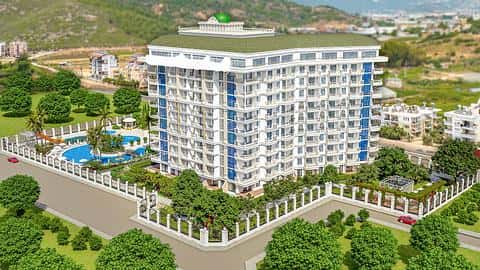 Appartement à vendre à Gazipasa, Antalya : 1-4 chambres avec piscine — 2/4