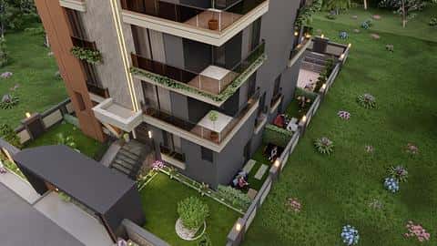 Luxueux appartements de deux chambres dans le quartier animé de Konyaaltı — 9/33